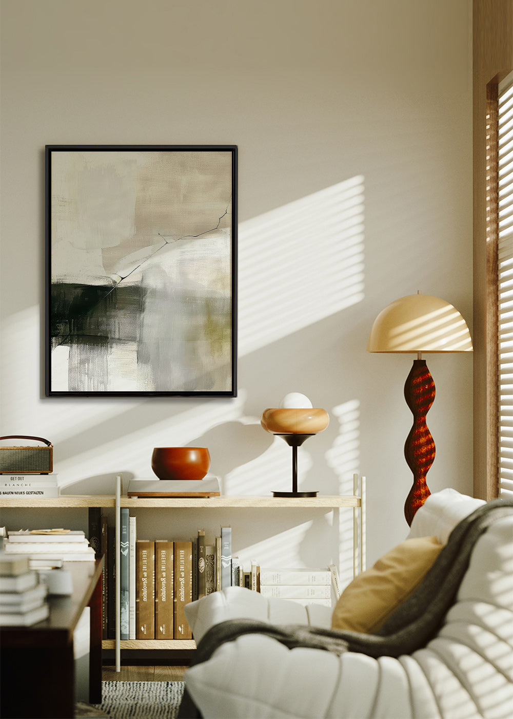 Abstrakt billede med blødt horisont – Canvas2