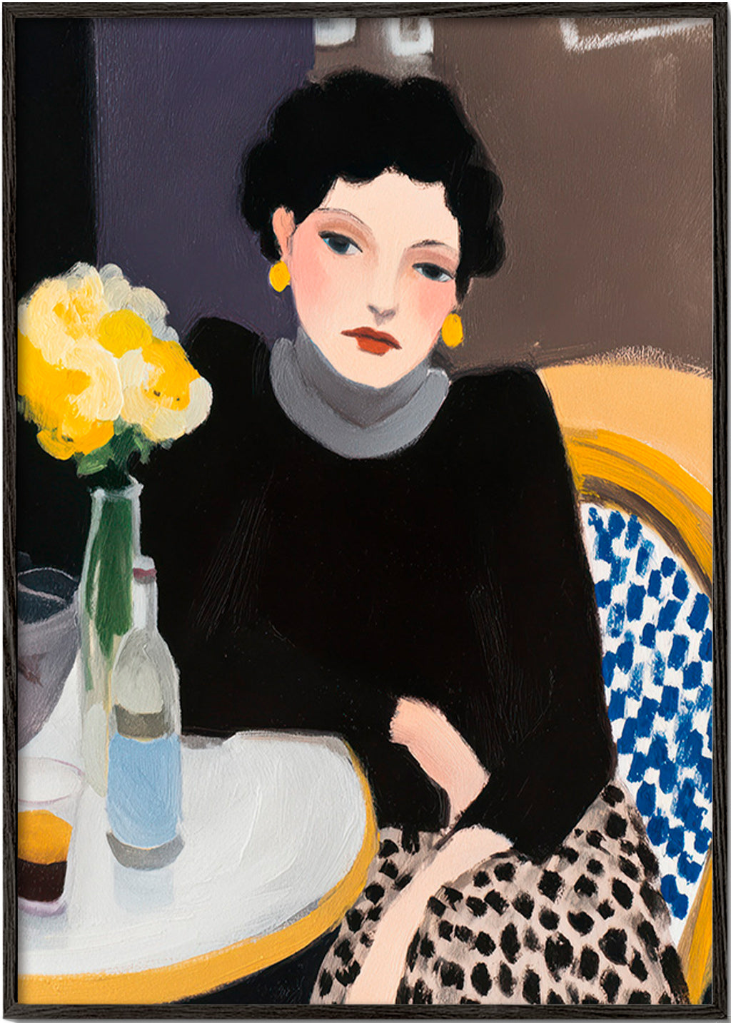 Køkkenkunst: portræt på café – Black Frame