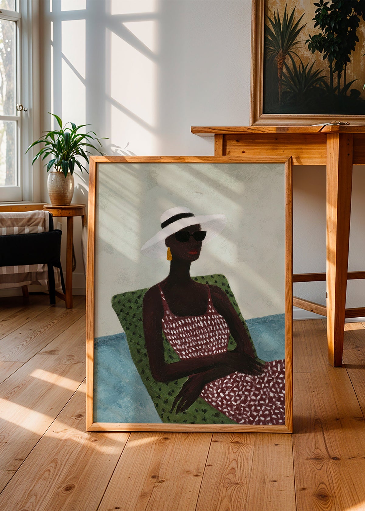 Elegant illustration af liggende figur – Product1