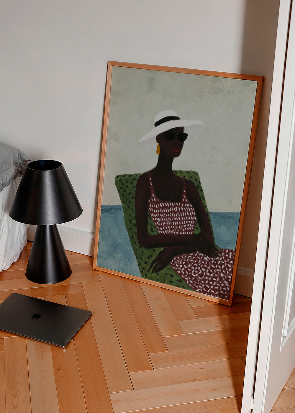 Elegant illustration af liggende figur – Product2