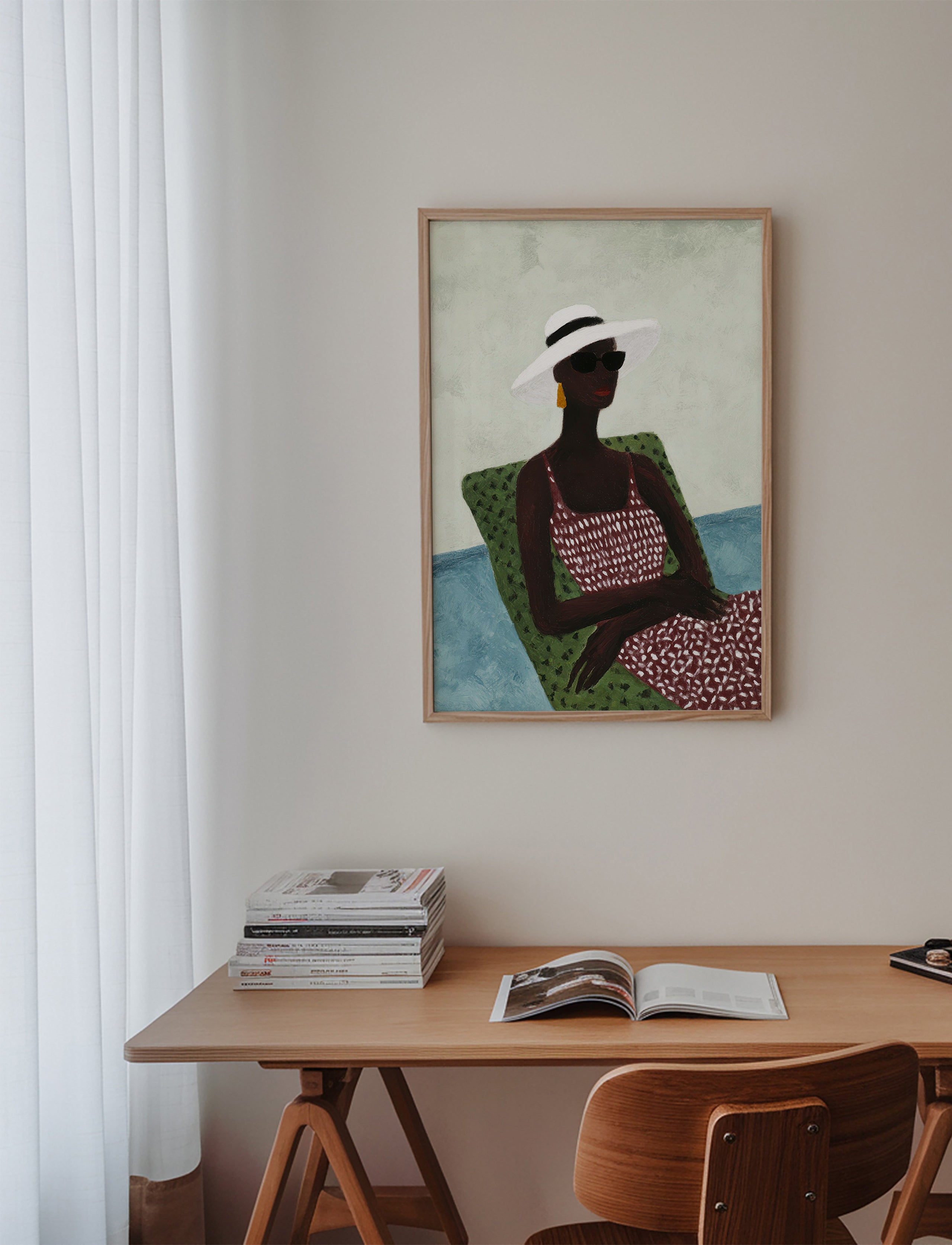 Elegant illustration af liggende figur – Product3