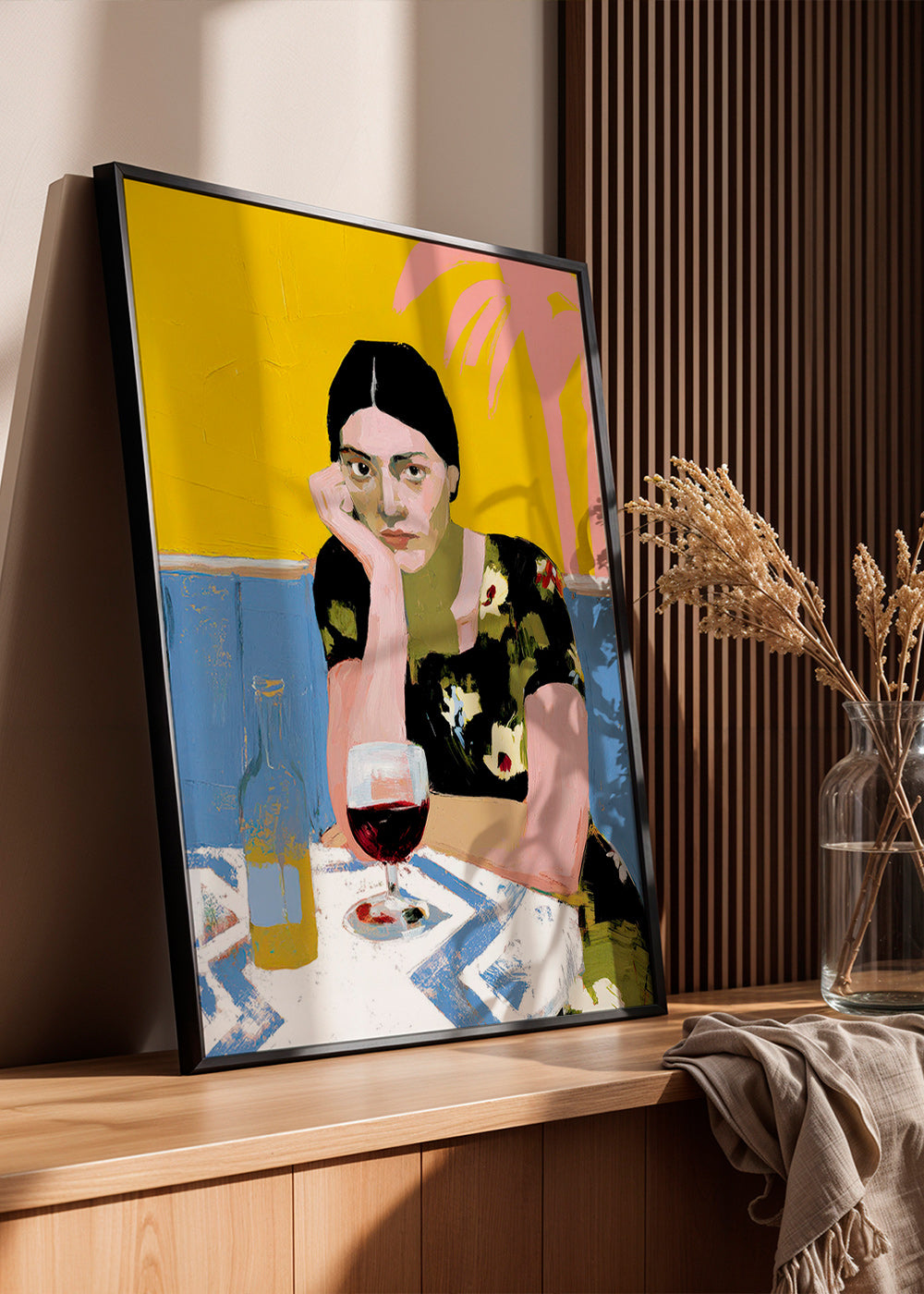 Køkkenkunst: kvinde med cocktail ved bordet – Product2