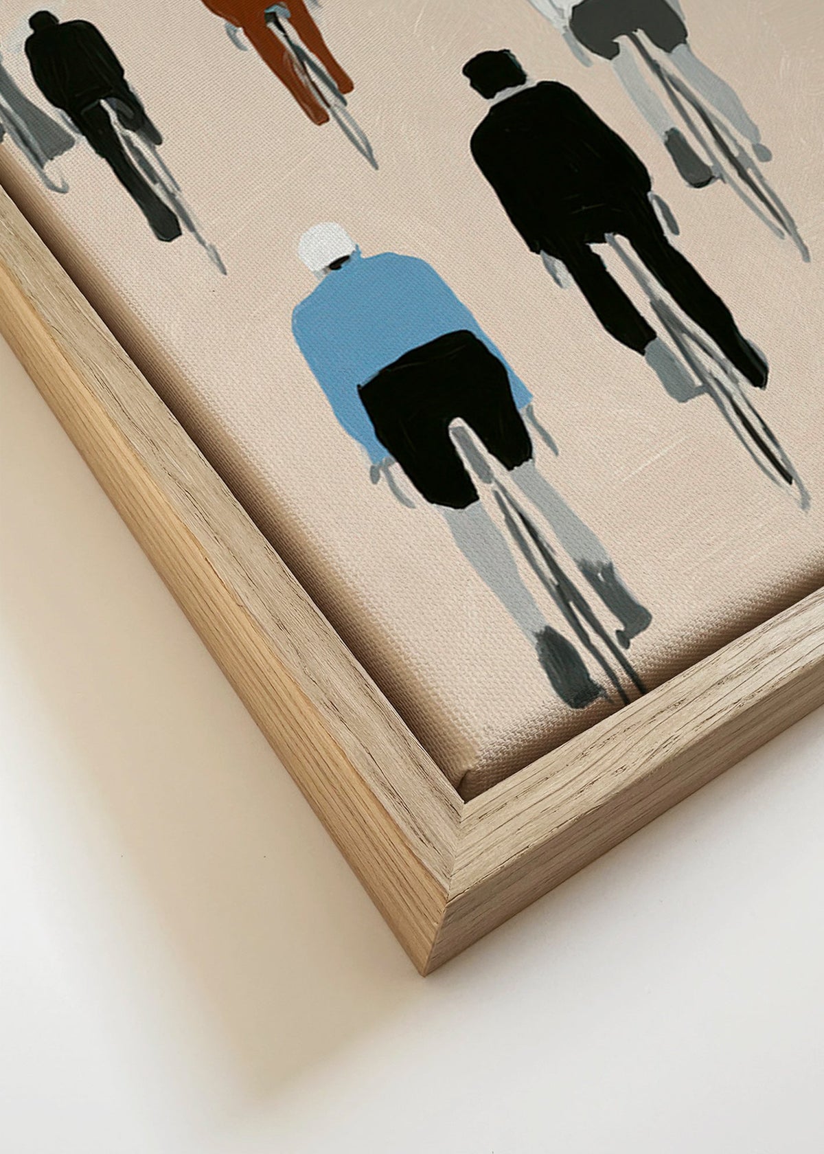 Køkkenkunst Cykeltur på promenade – Canvas detail