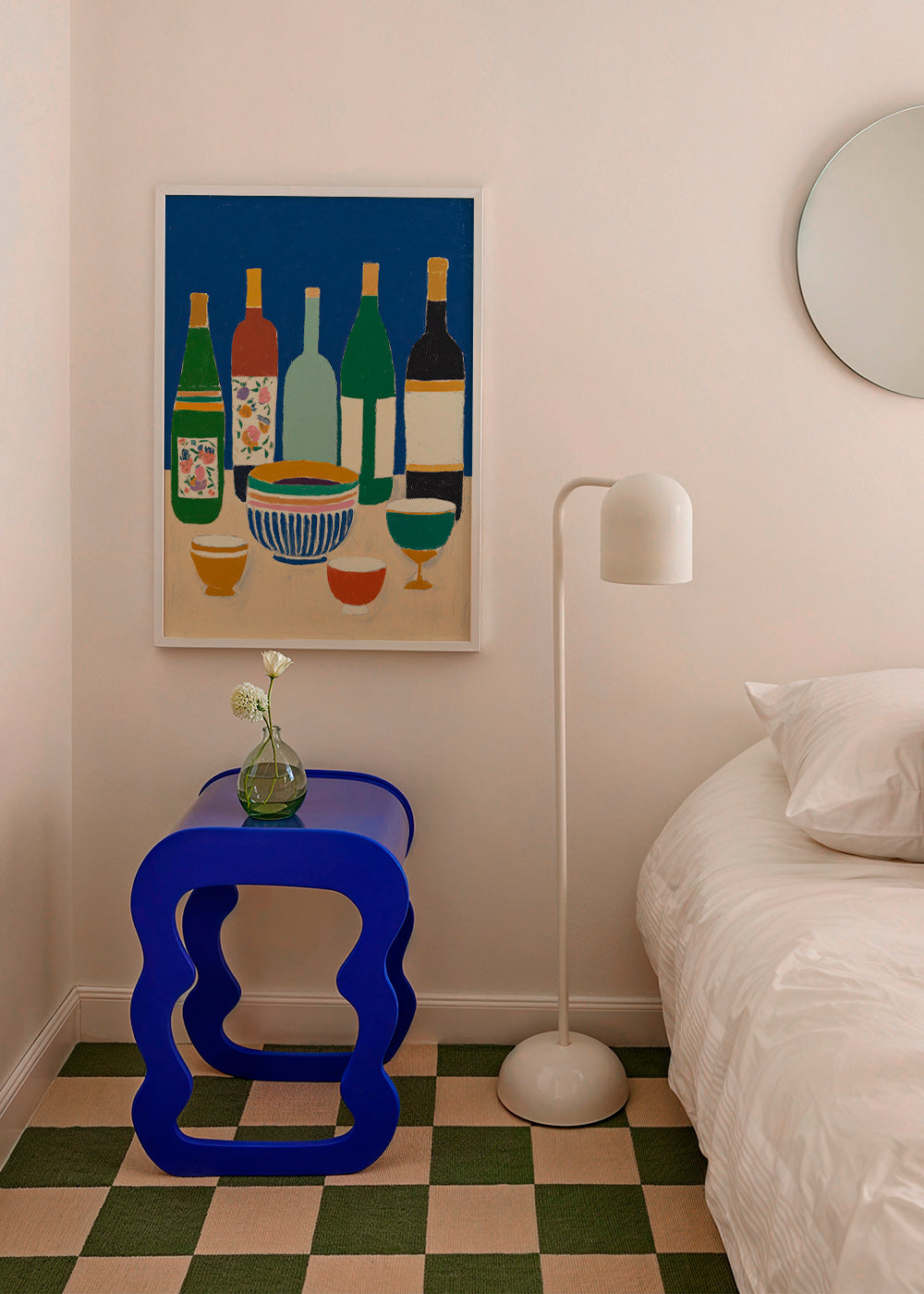 Køkkenkunst med flasker og skåle – Product1