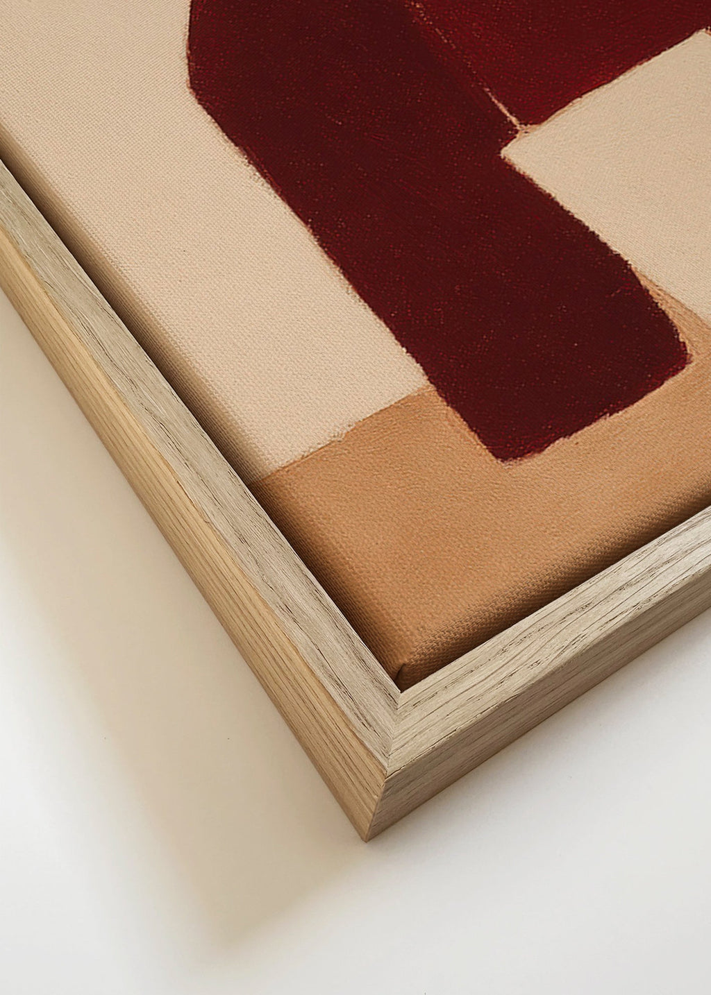 Køkkenkunst: flaske og glas – Canvas detail