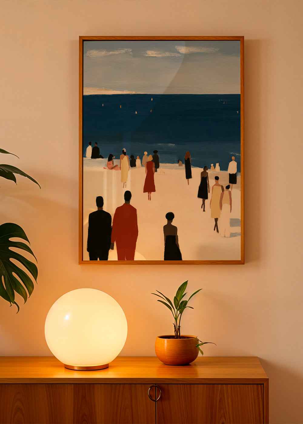 Kystlandskab med figurer – Product1
