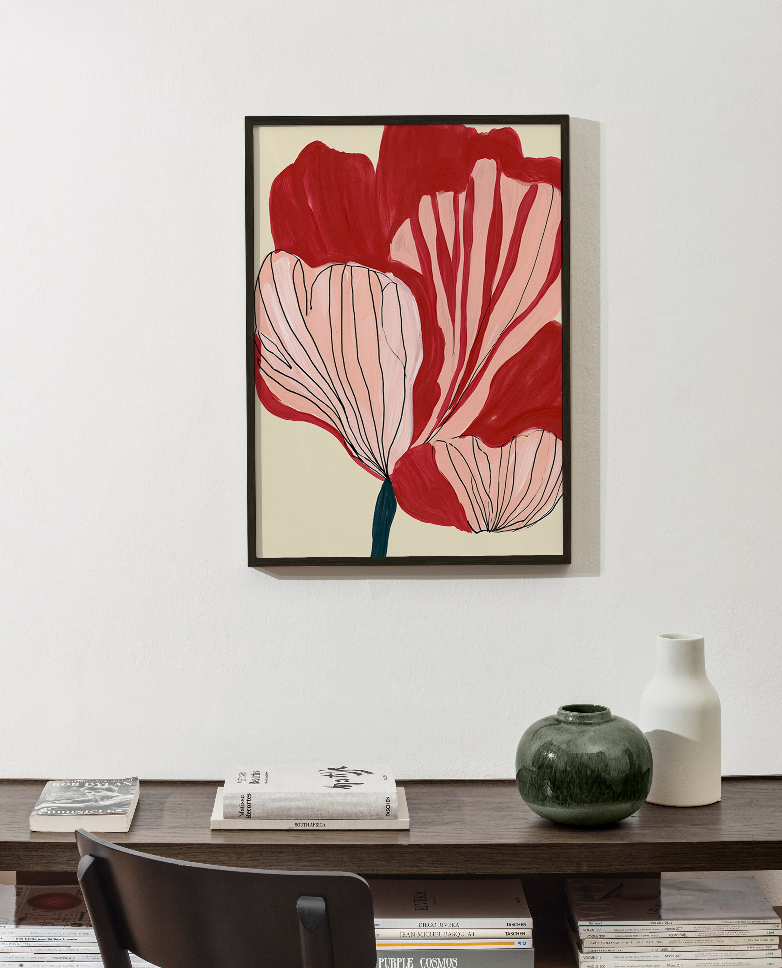 Botanisk plakat skarlagenblomster – Product2