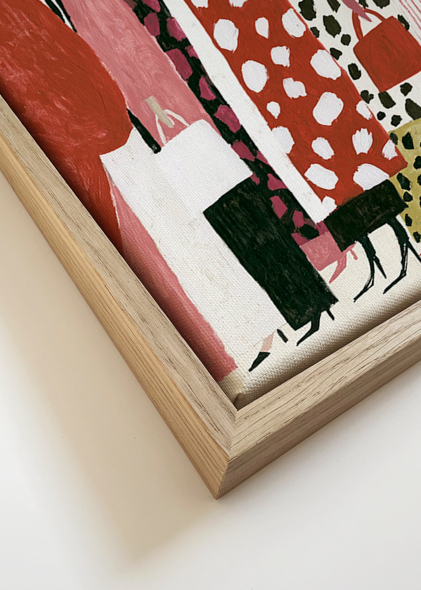 Modeillustration: stiliseret profiloptog