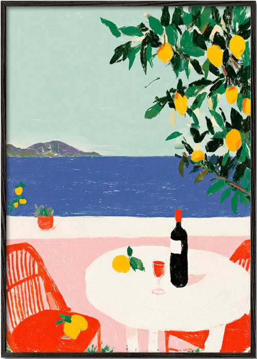 Køkkenkunst Middelhavsbord med citroner