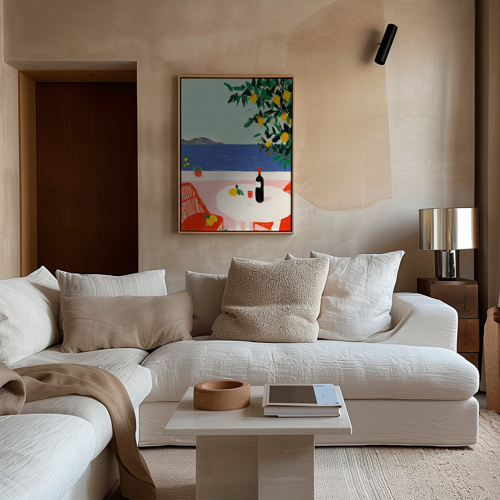 Køkkenkunst Middelhavsbord med citroner