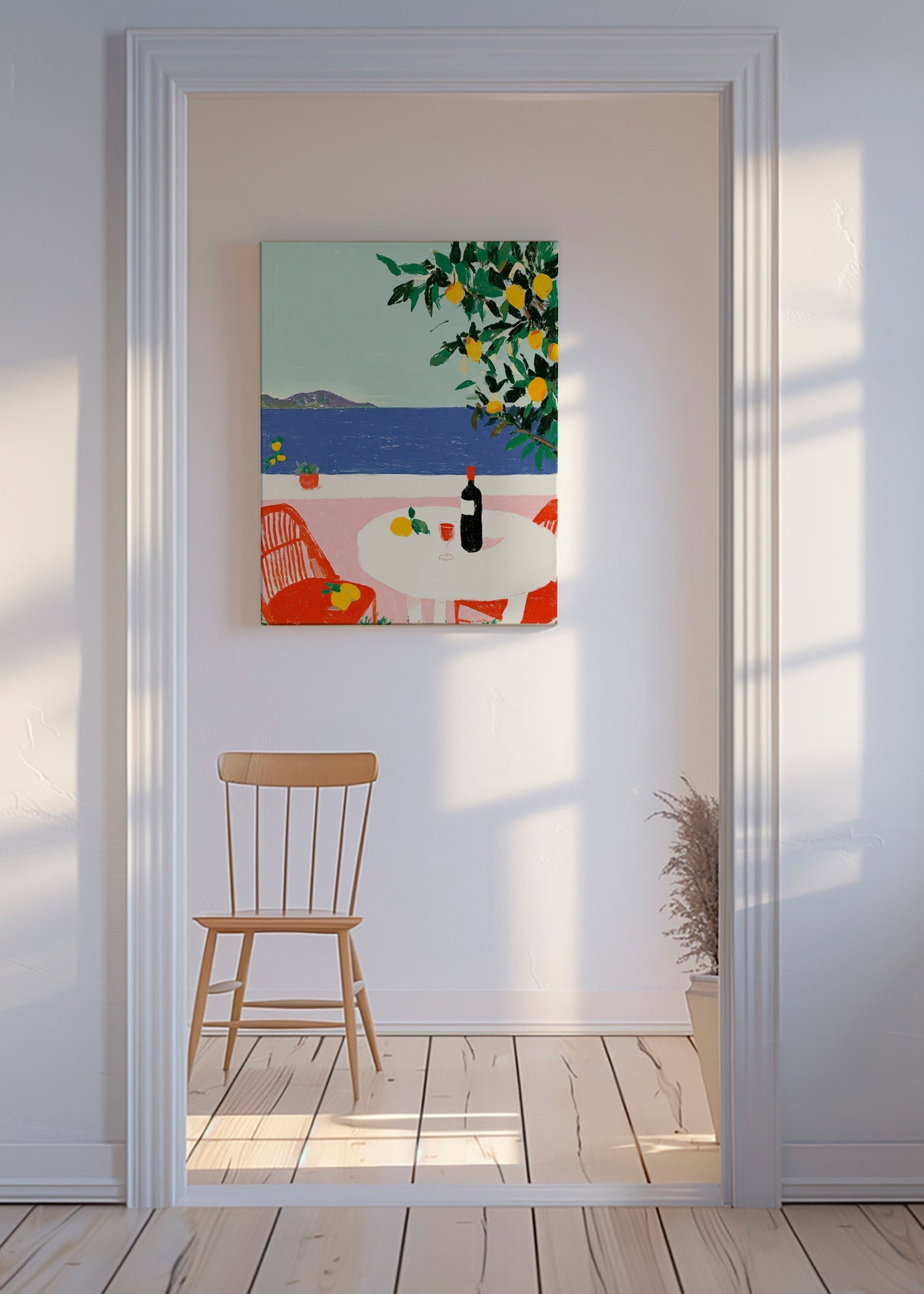 Køkkenkunst Middelhavsbord med citroner