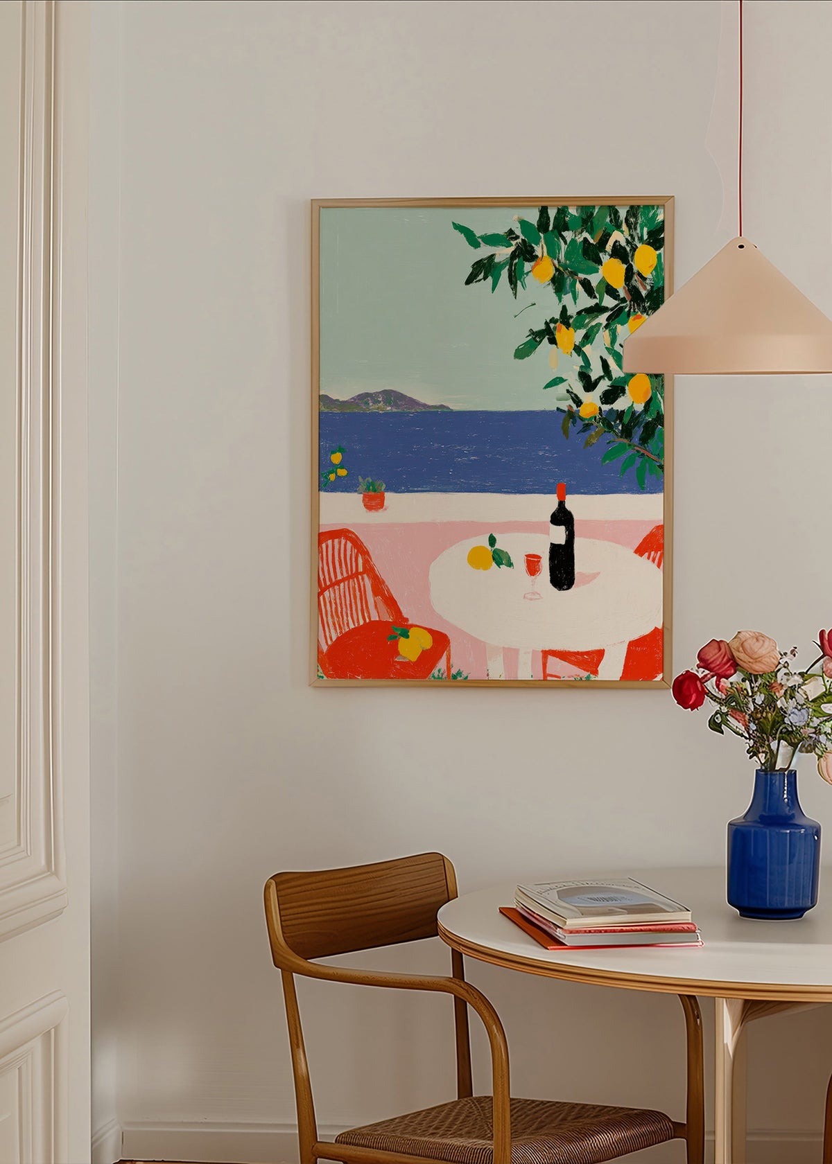 Køkkenkunst Middelhavsbord med citroner