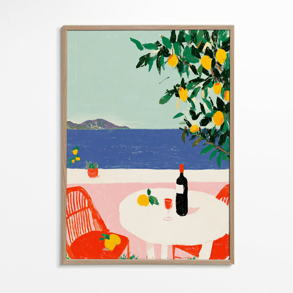 Køkkenkunst Middelhavsbord med citroner
