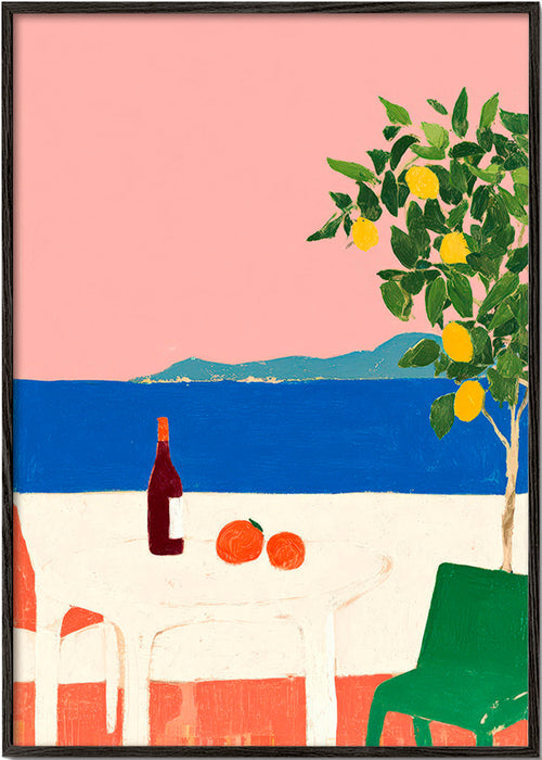 Køkkenkunst Rosa Riviera med citrontræ