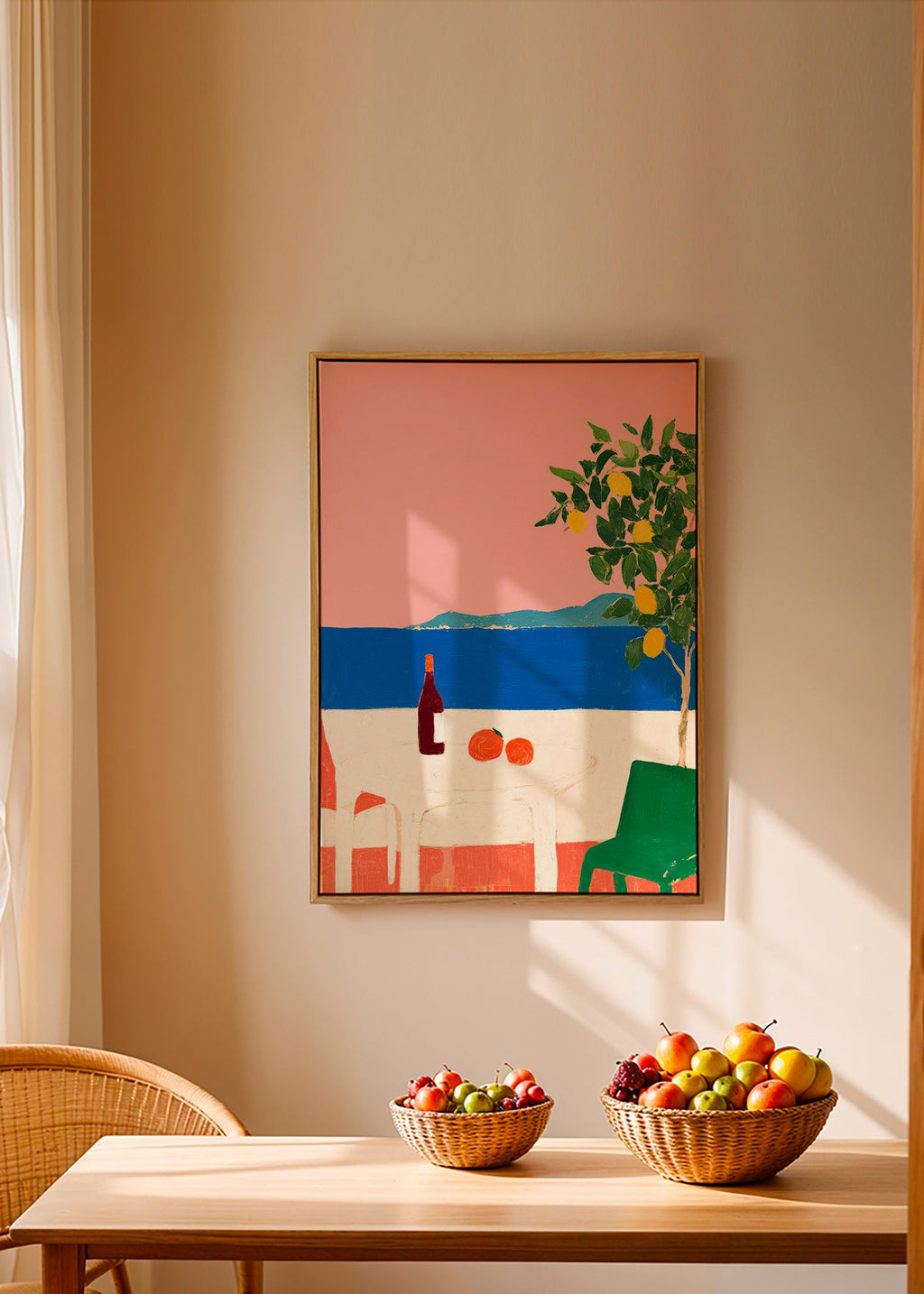 Køkkenkunst Rosa Riviera med citrontræ