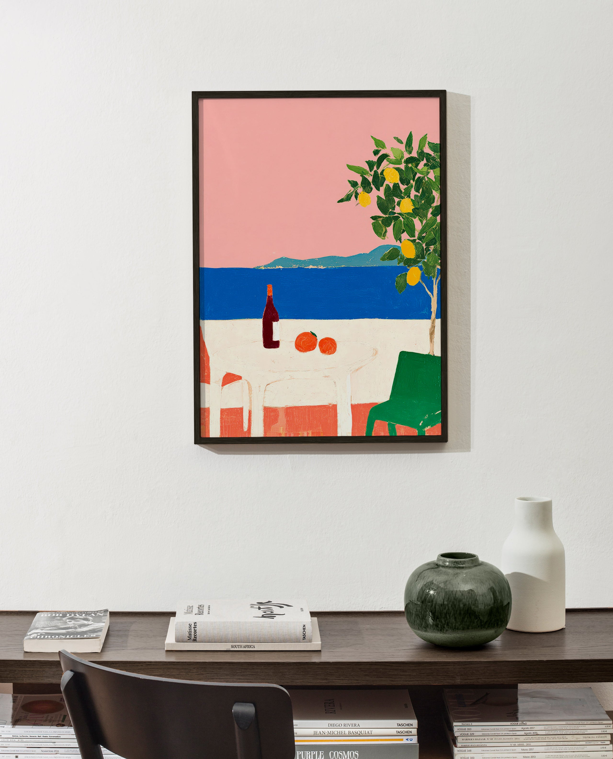 Køkkenkunst Rosa Riviera med citrontræ