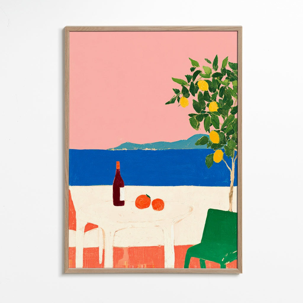 Køkkenkunst Rosa Riviera med citrontræ