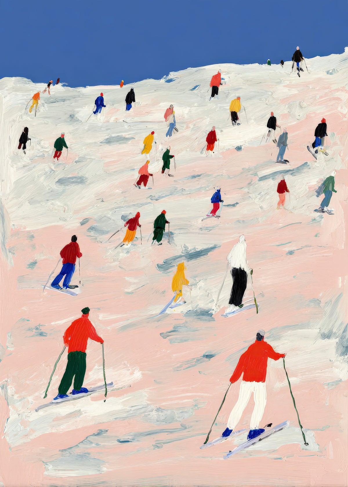 Ski Weekend - Unframed art print