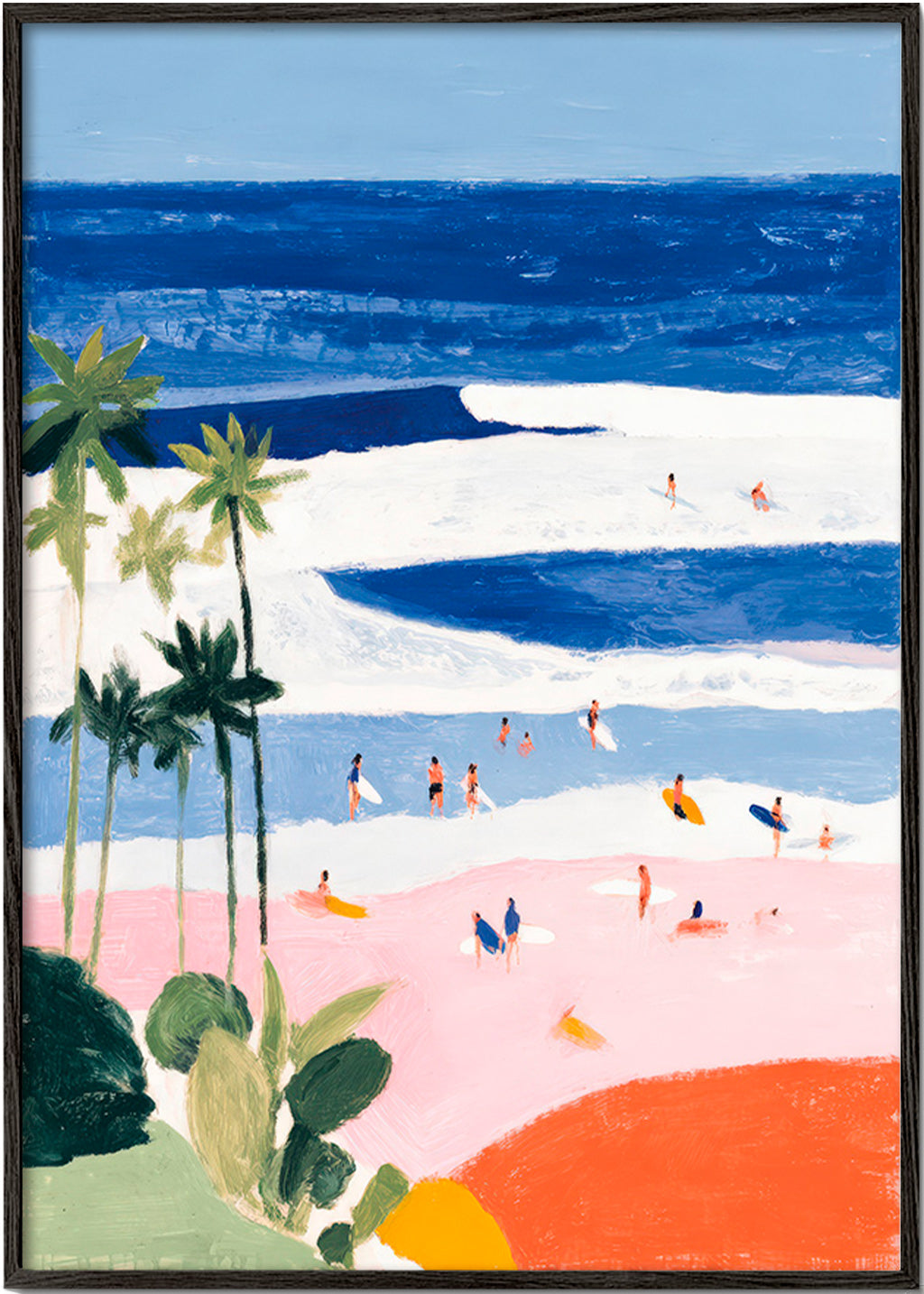 Cuadro de paisaje strand og surf