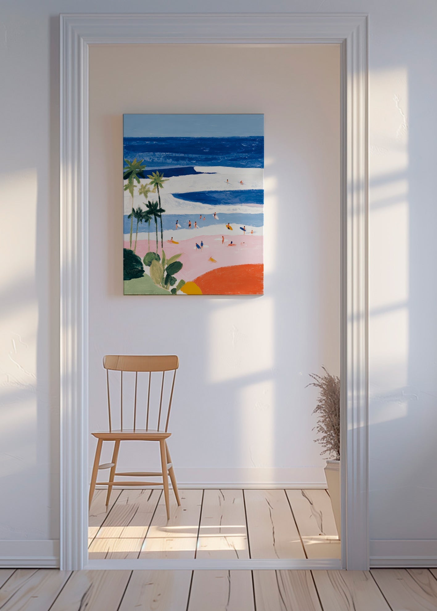 Cuadro de paisaje strand og surf