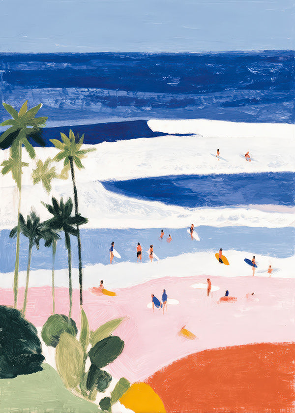 Cuadro de paisaje strand og surf