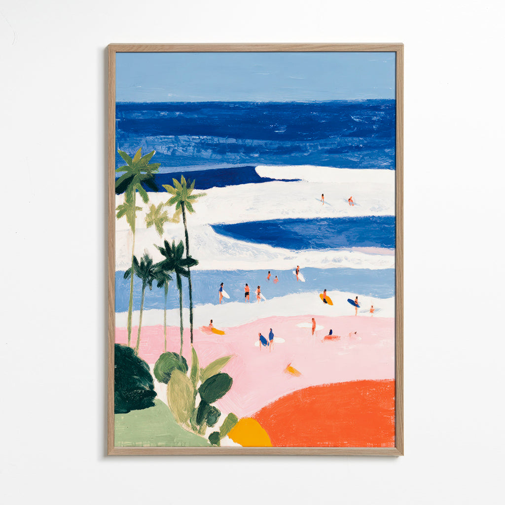 Cuadro de paisaje strand og surf