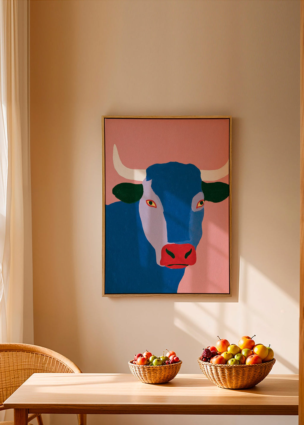 Indigo tyr kunst