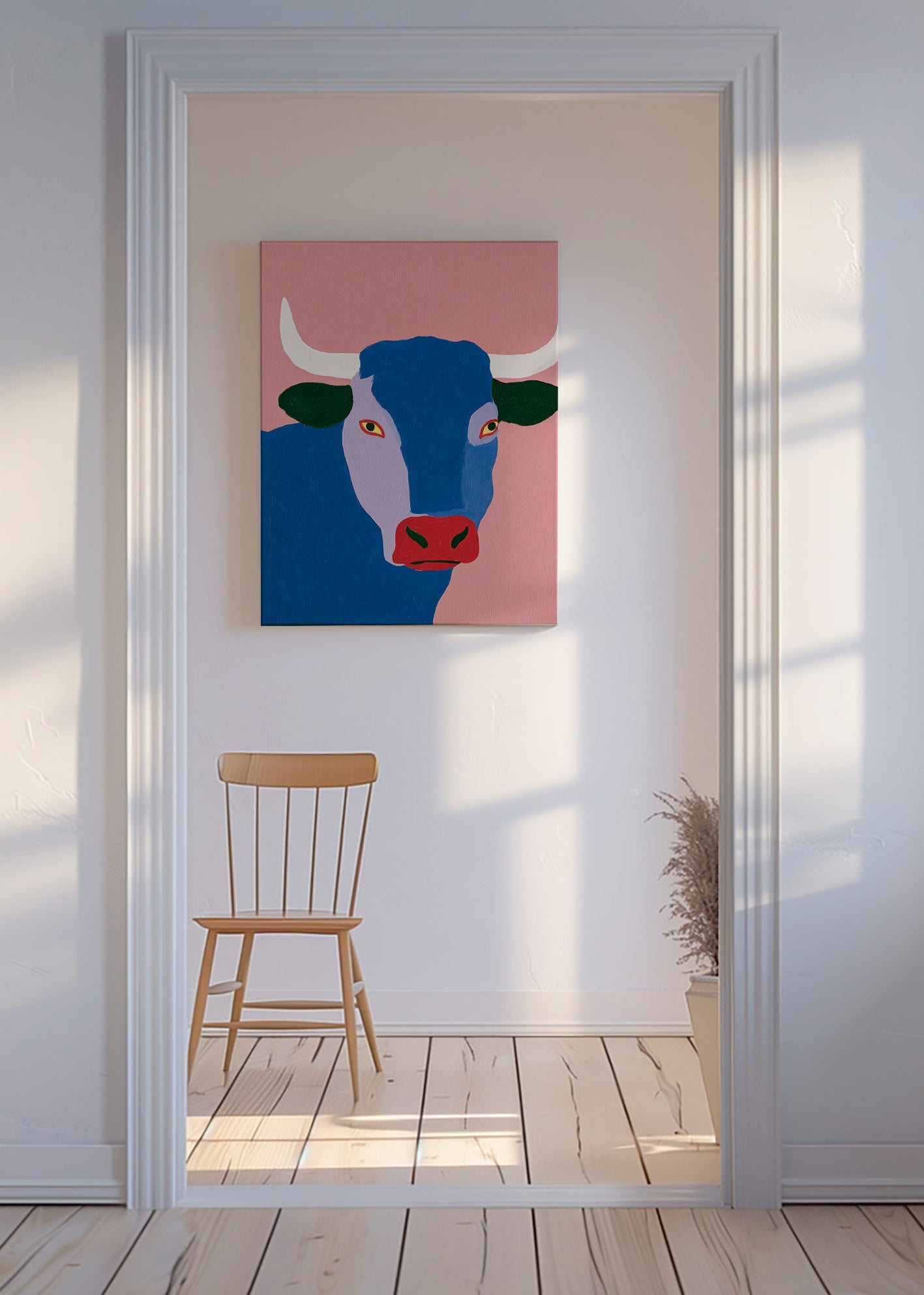 Indigo tyr kunst