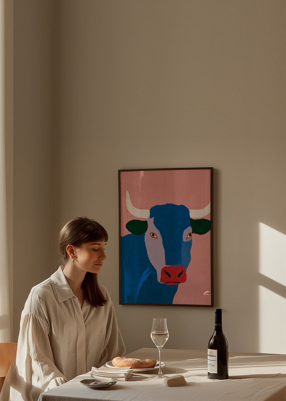 Indigo tyr kunst