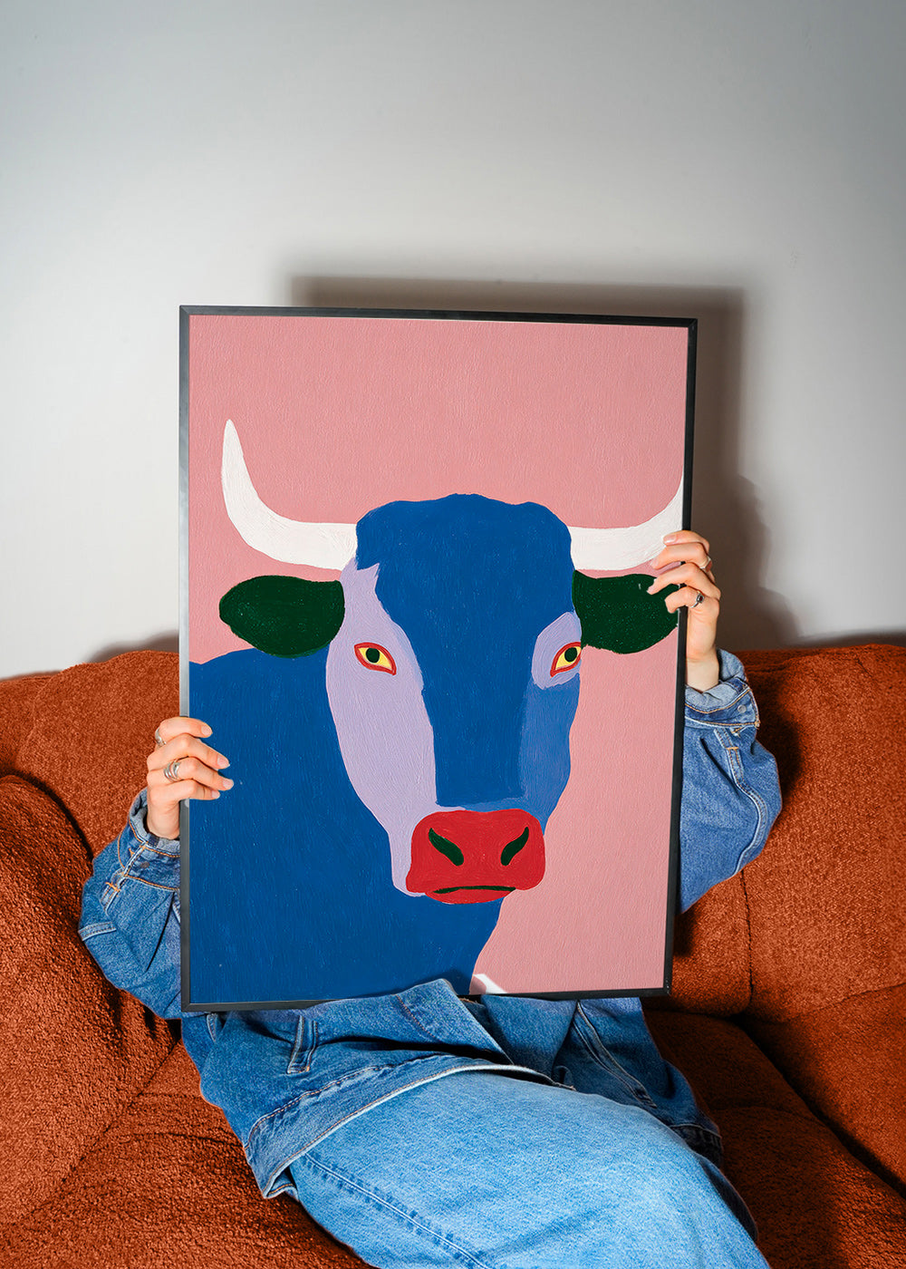 Indigo tyr kunst