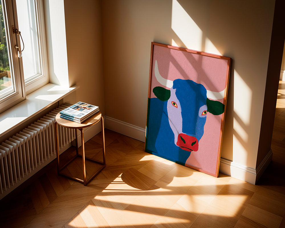 Indigo tyr kunst