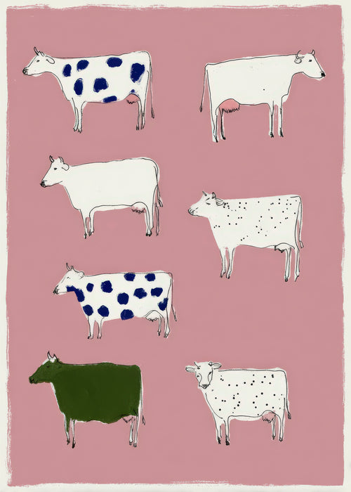 Pink Farm - Unframed art print