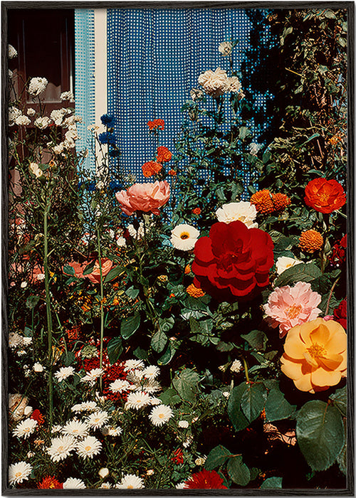 Botanisk plakat: blomstrende have