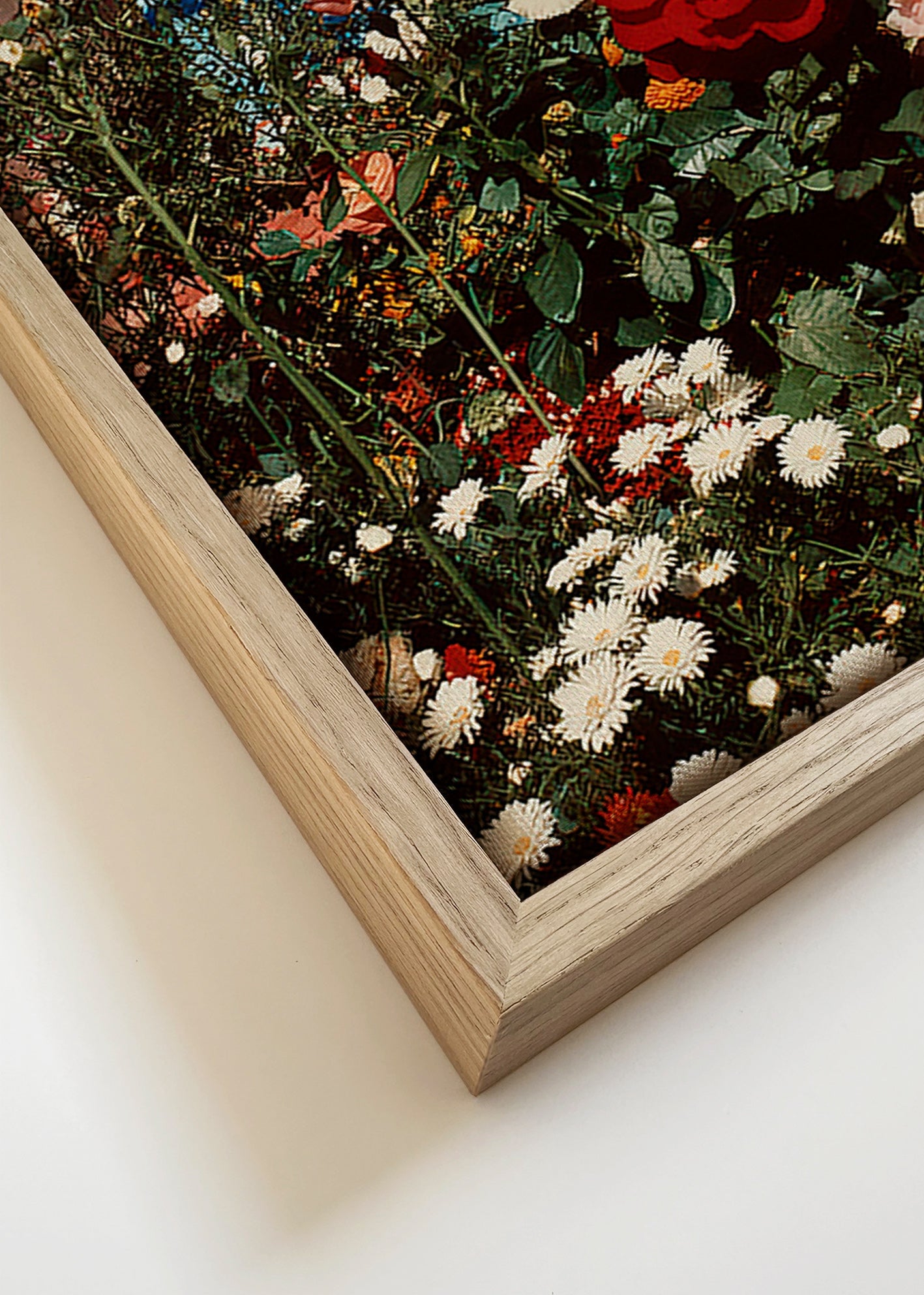 Botanisk plakat: blomstrende have