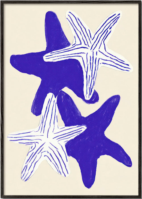 Søstjerner i indigo