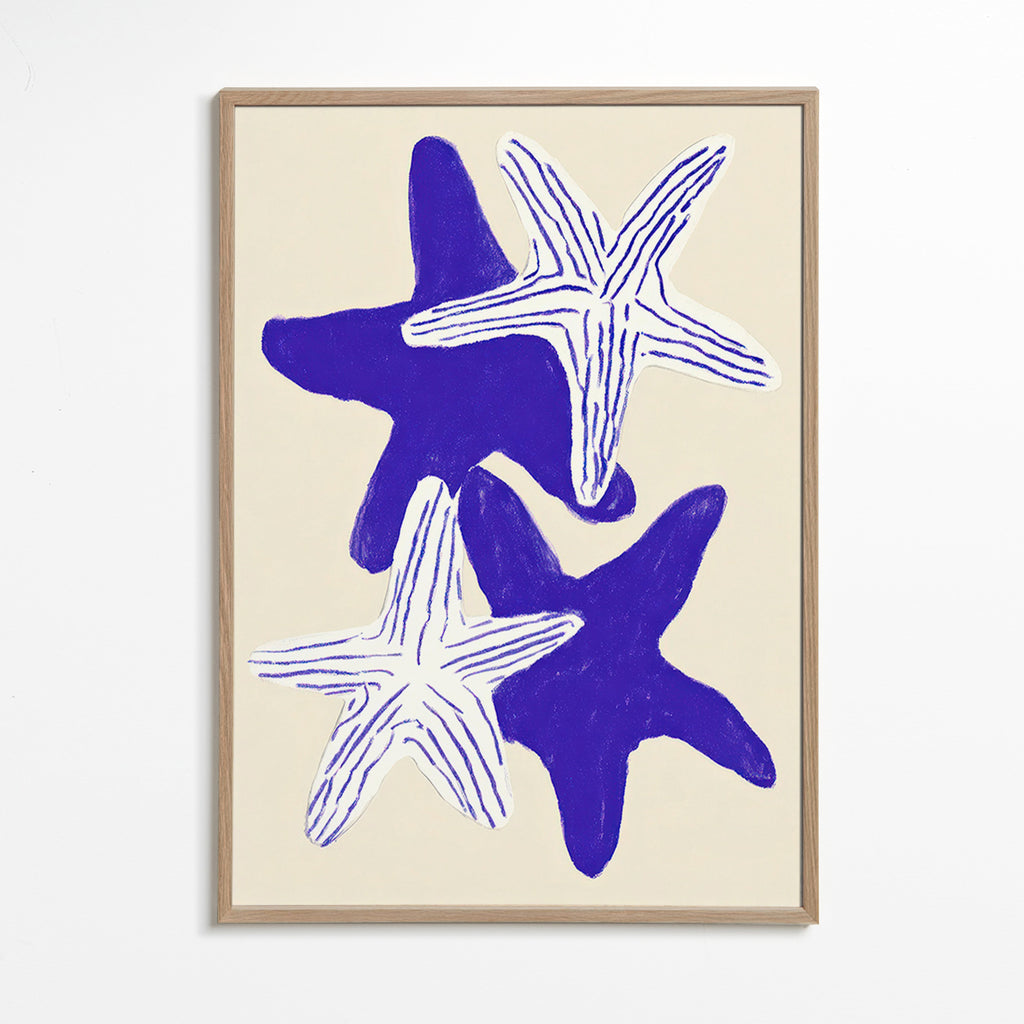 Søstjerner i indigo