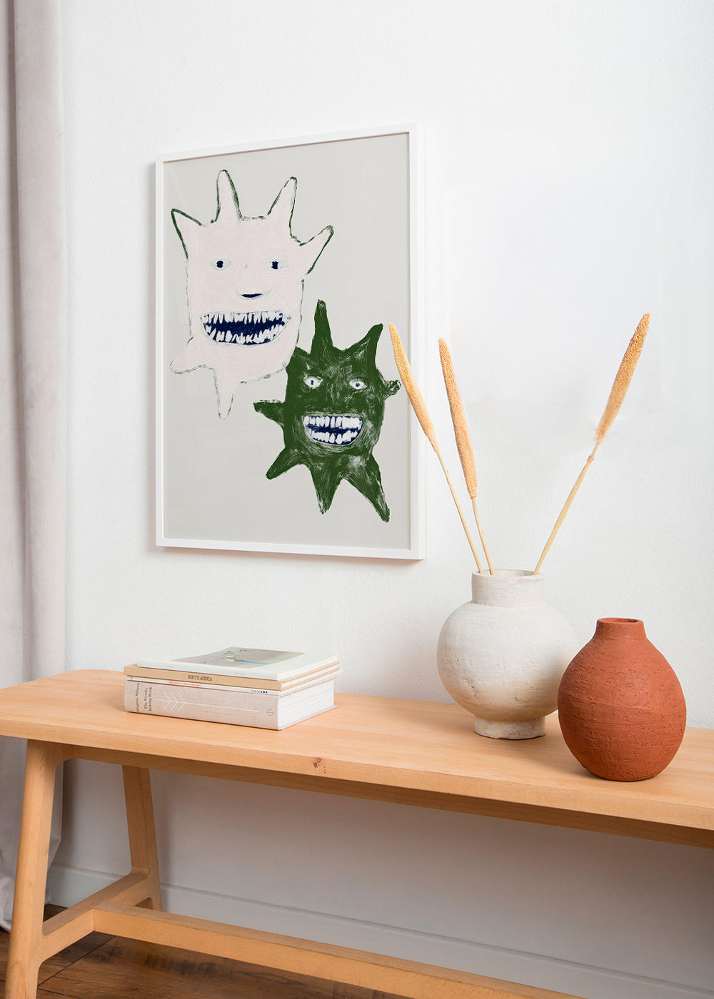 Illustration af tvillingemonstre