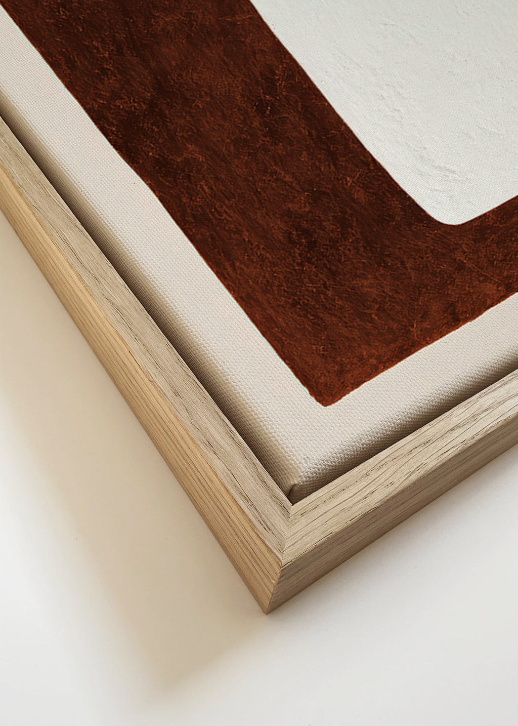 Abstrakt værk: Chokoladeform minimal