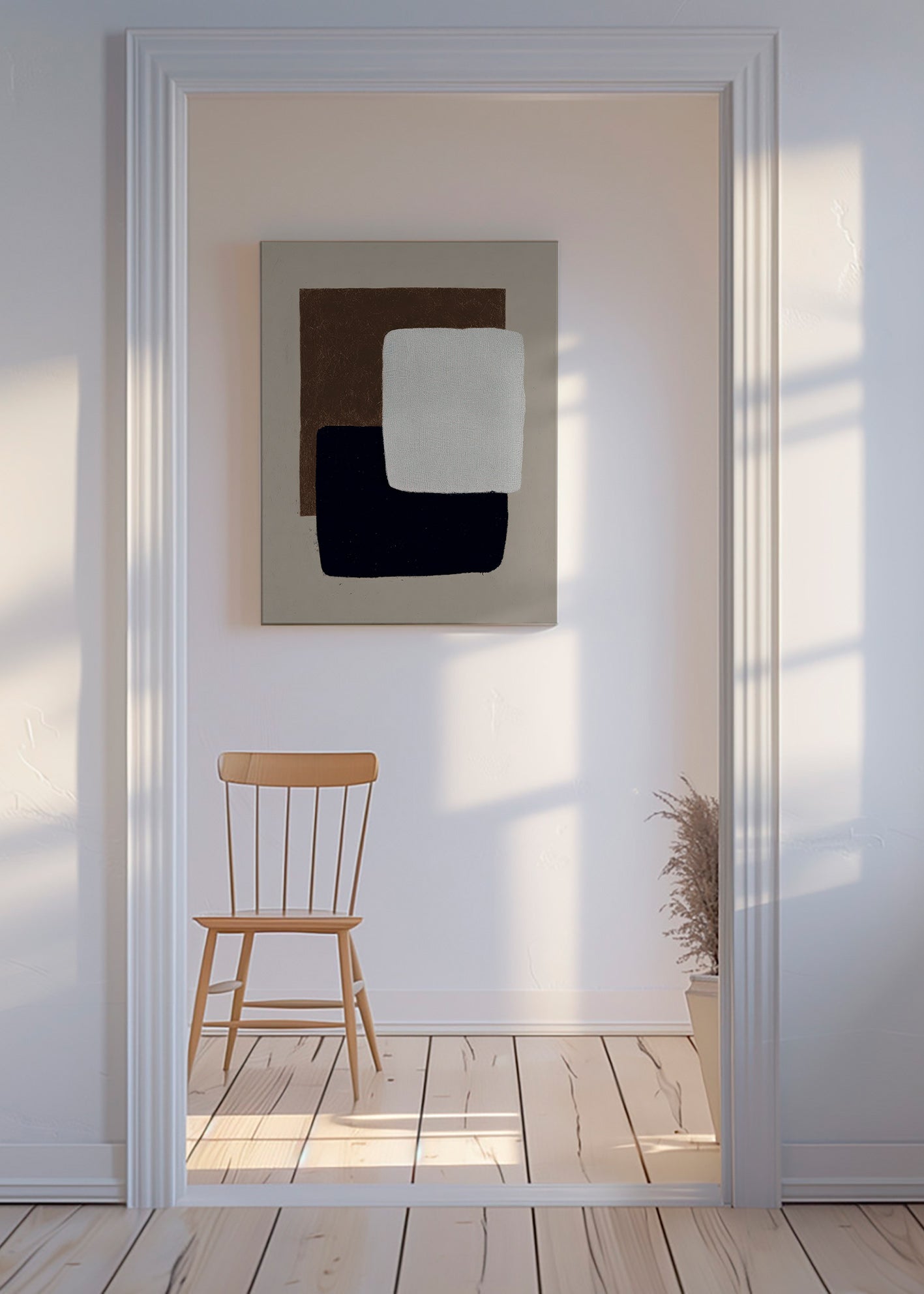 Abstrakt billede overlappende rektangler