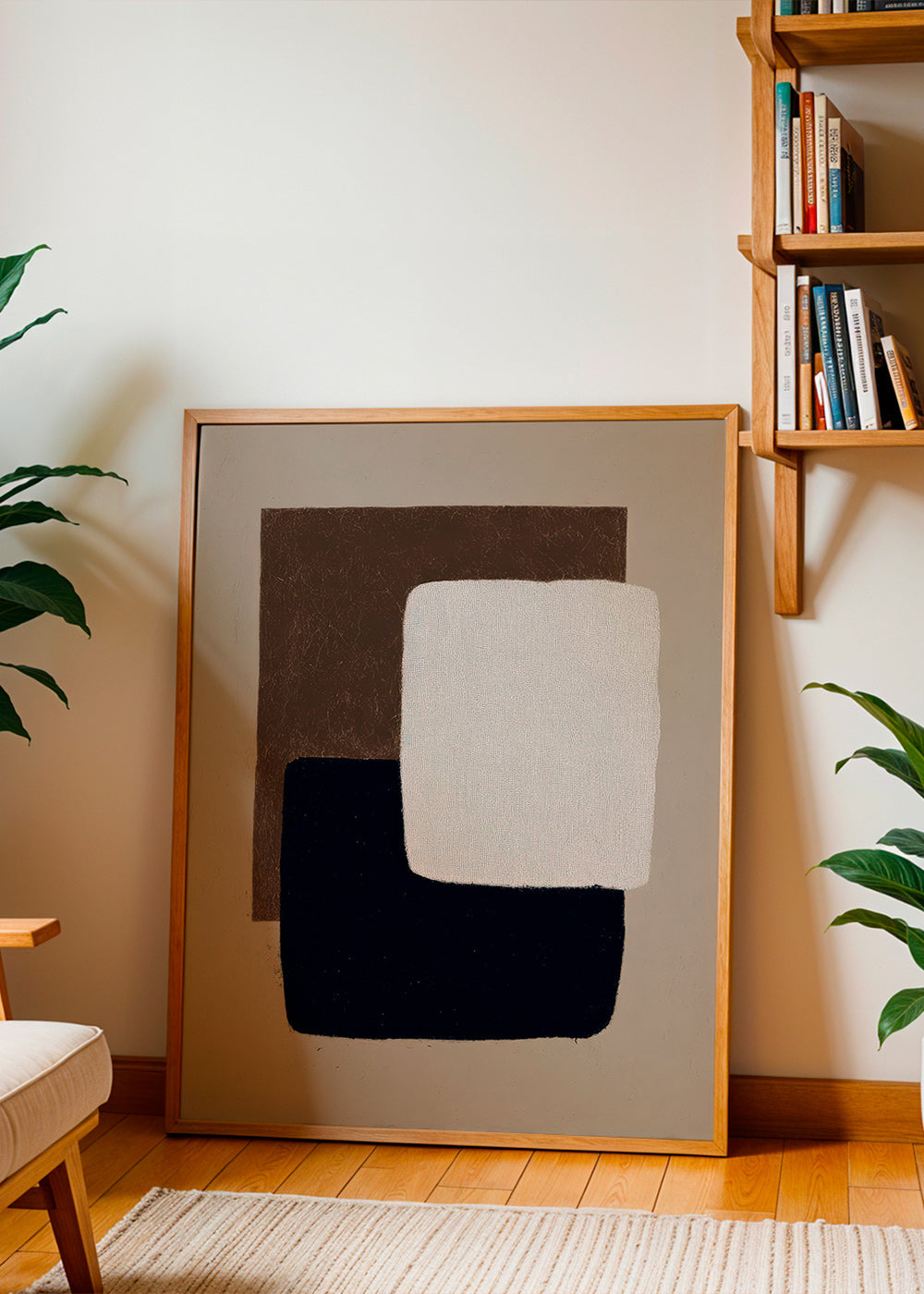 Abstrakt billede overlappende rektangler
