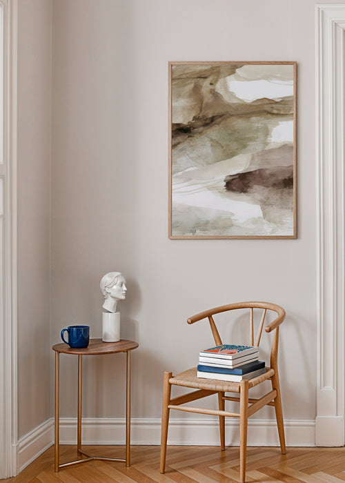 Canyon Layers - Framed poster in an interior