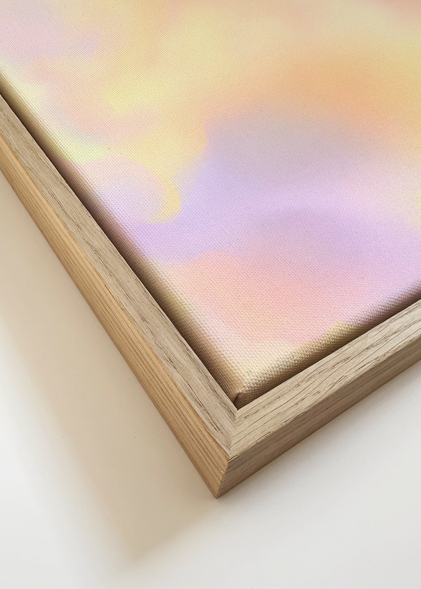Abstrakt kunst pastel skyer