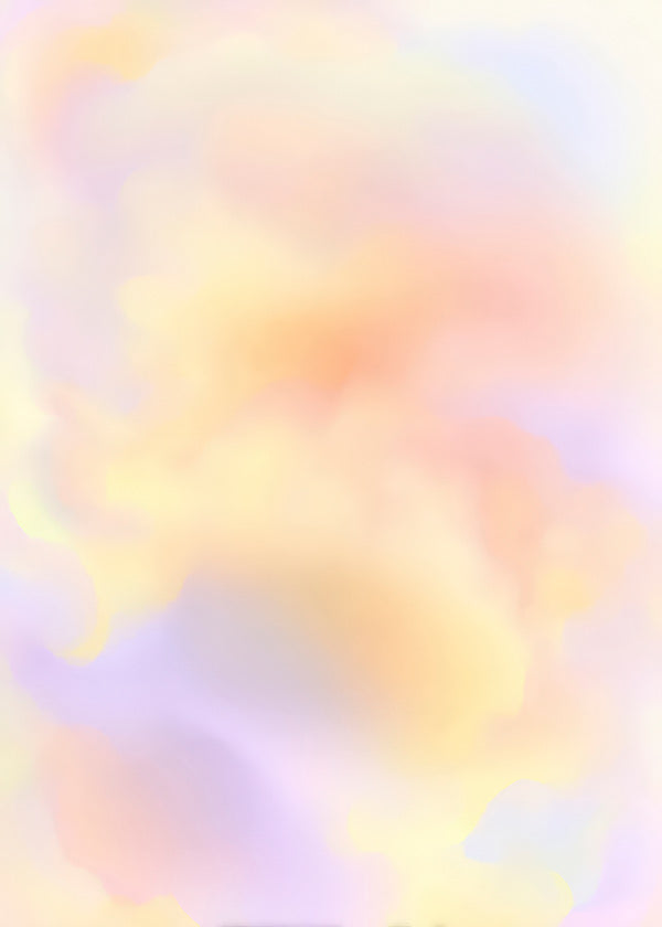 Abstrakt kunst pastel skyer