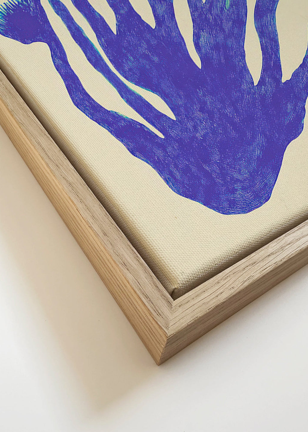 Botanisk plakat Indigo Coral