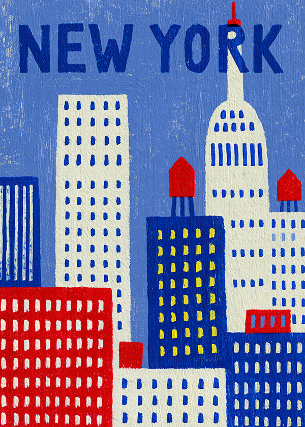 Bykunst New York illustration