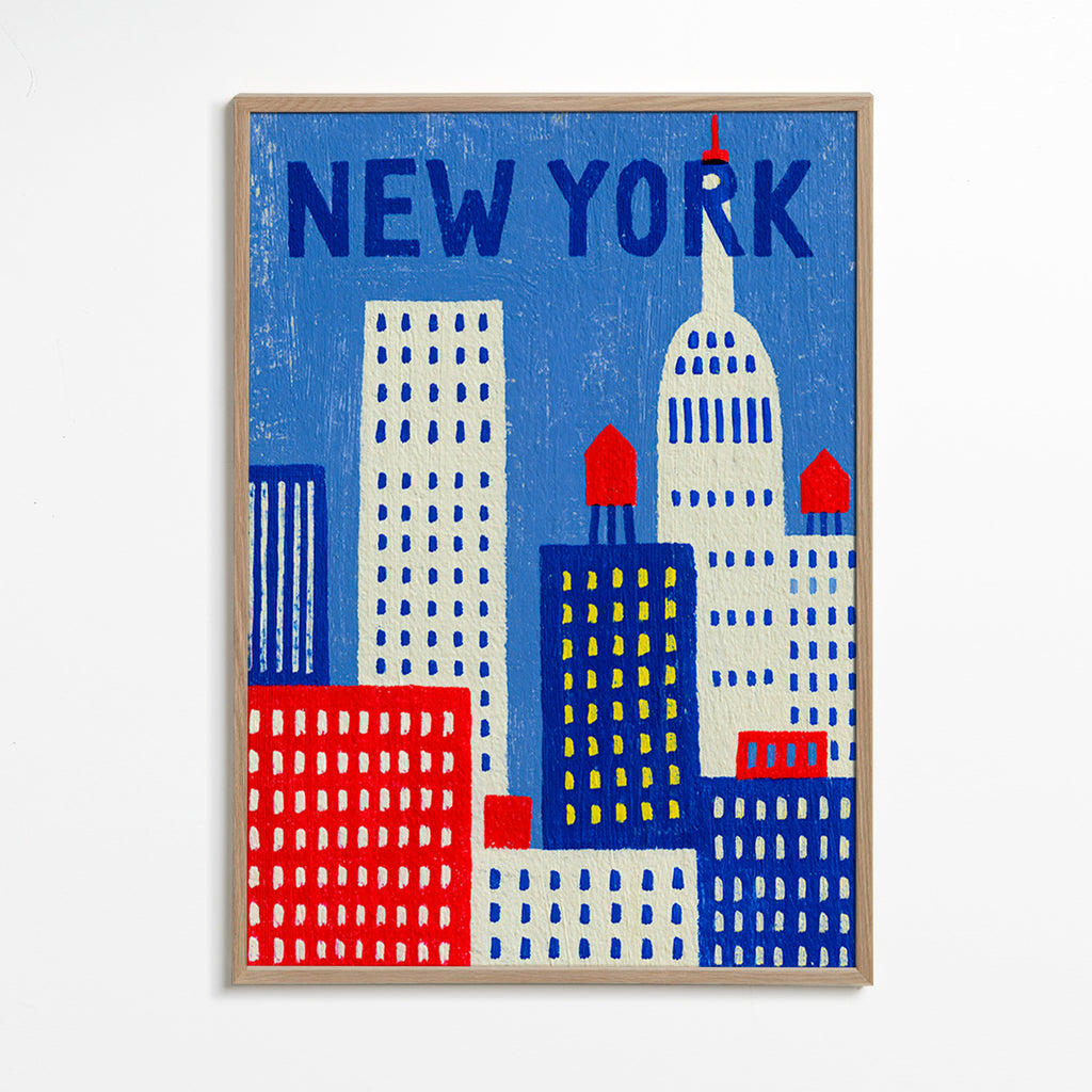 Bykunst New York illustration