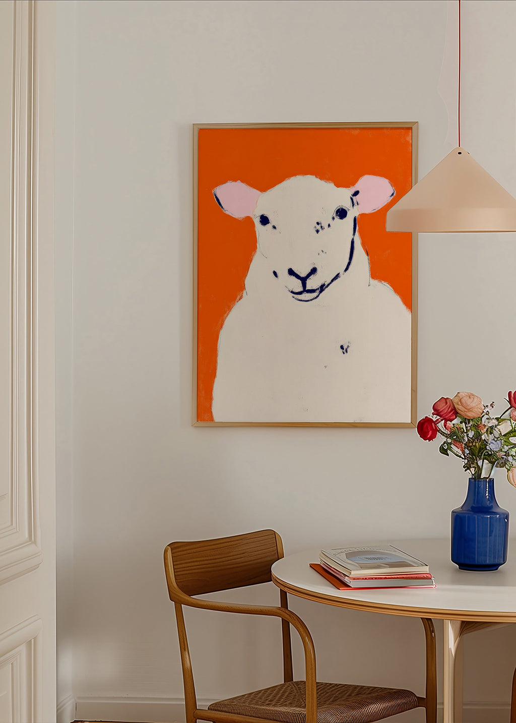 Billede hvid får minimalistisk