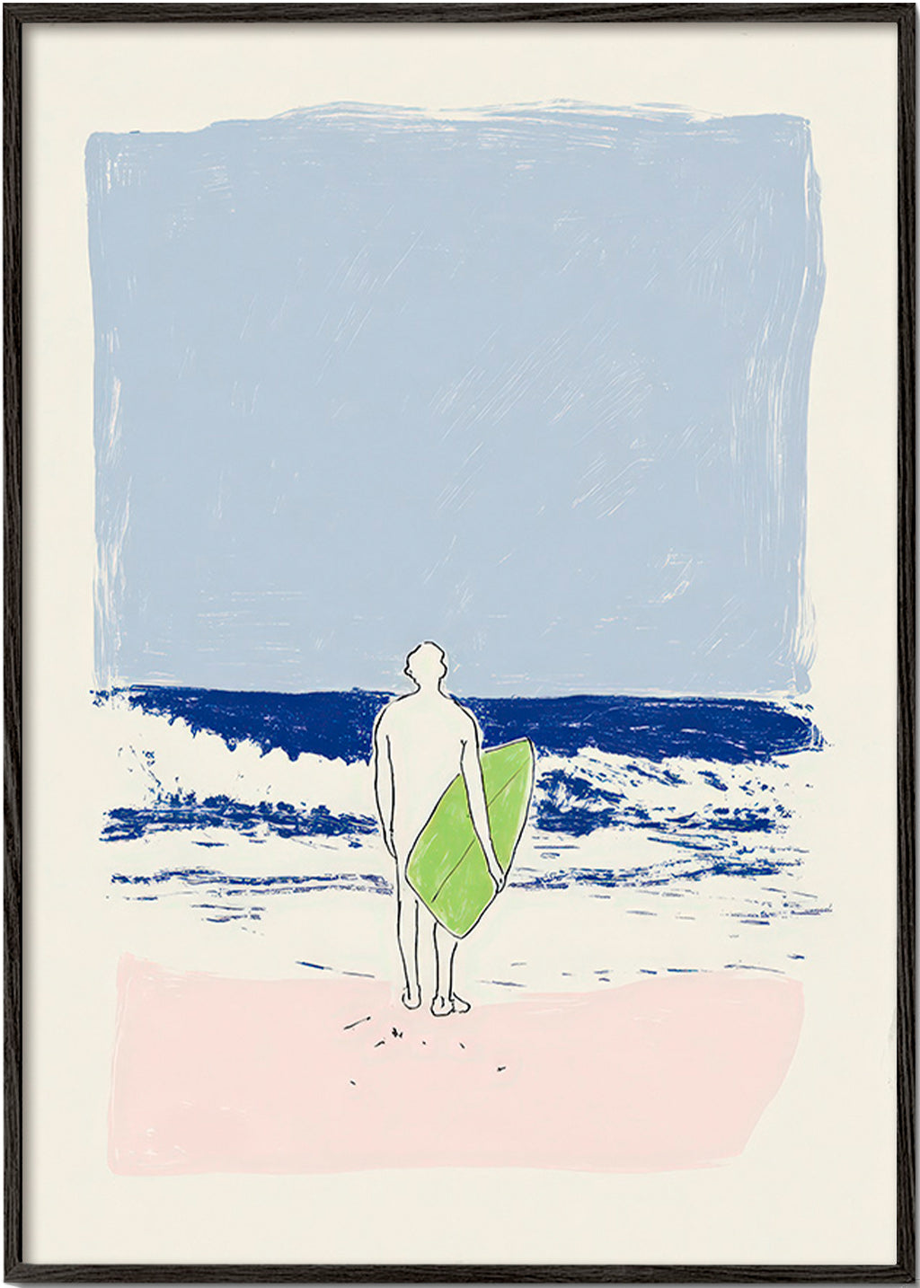 Surf-illustration minimal