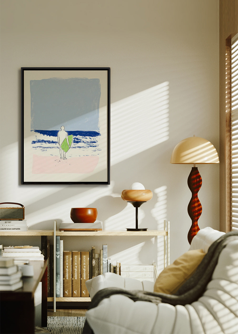 Surf-illustration minimal