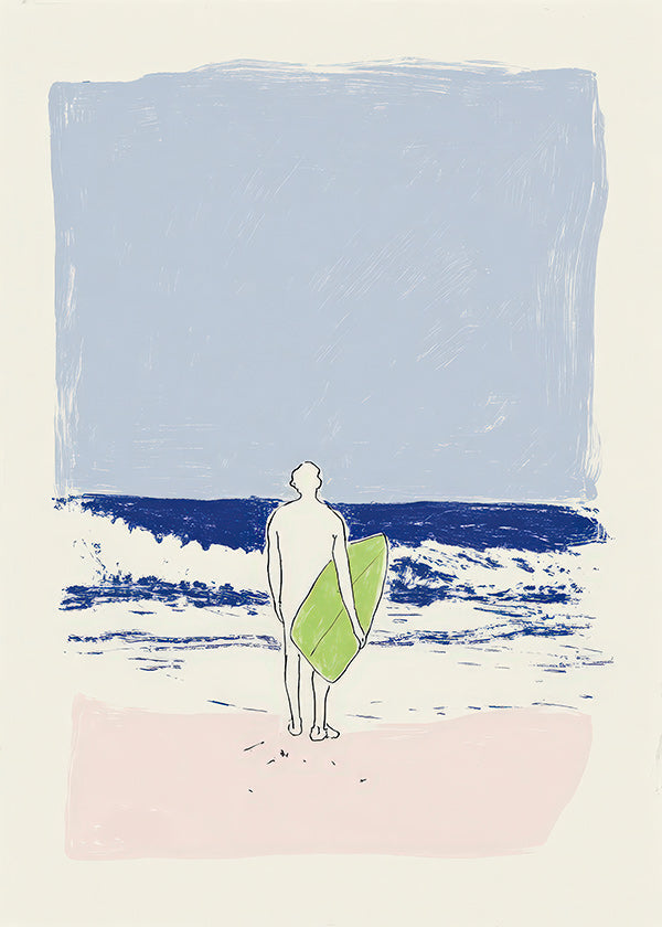 Surf-illustration minimal